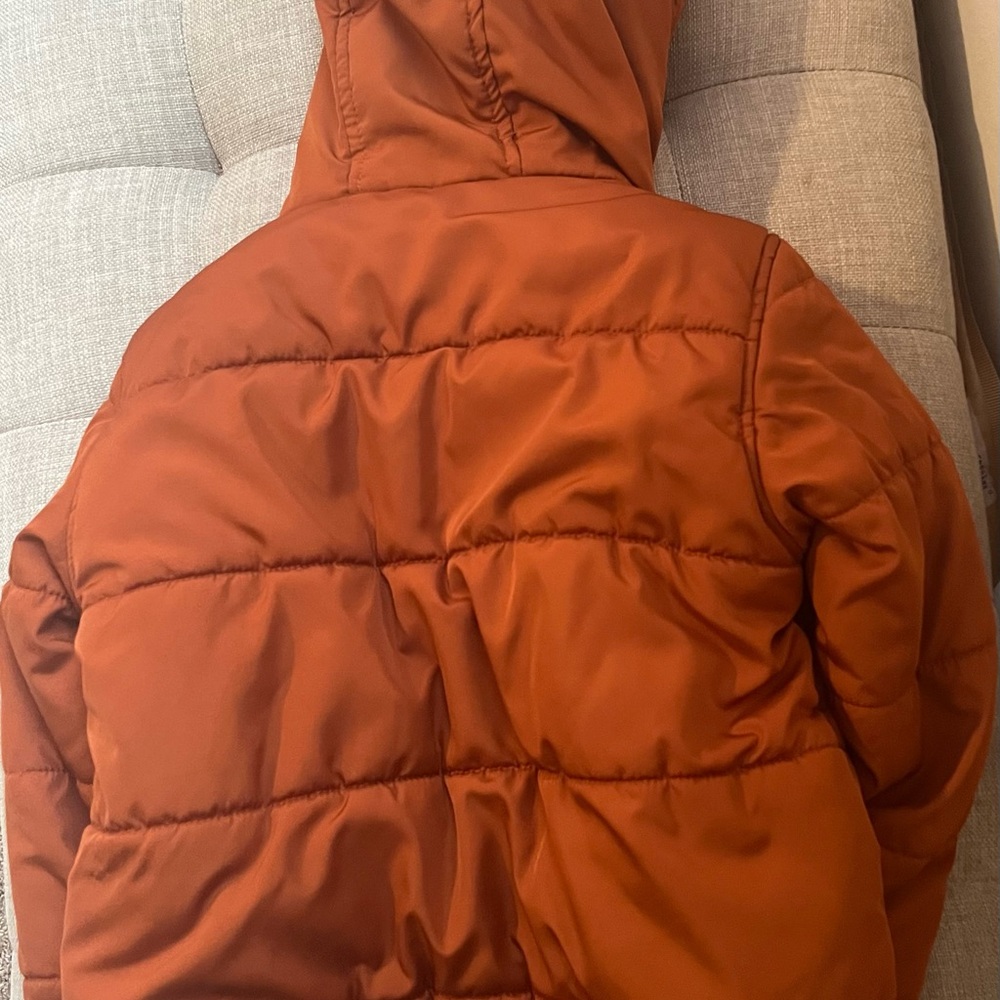 Timberland Kids' Rust Puffer Coat - Picture 2 of 4